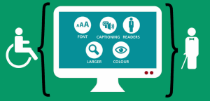 Website ADA Compliance, Font, Captioning, Readers, Larger, Colour